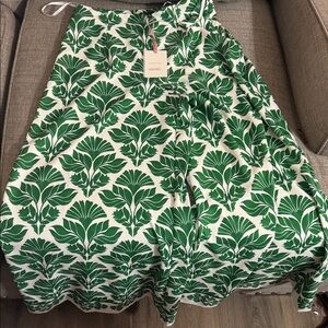 Alex Marie Green Floral Boot Cut Pants